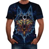 Men Summer New Full 3D Printed T Shirt Plus Size S-3XL Cool Printing Top Blouse Navy