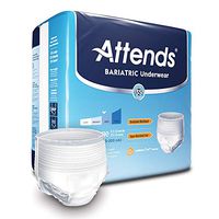 Attends Underwear Extra Absorbency 250 lb./2XL to 3XL/Case of 48