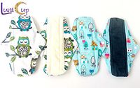 Luna Cup Period Starter Kit Set-2 Bamboo Reusable Menstrual Pads 2 Bamboo Charcoal Washable Cloth Pads