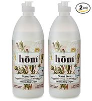 hom Dishwashing Liquid Dish Soap, Concentrated Extra Cleaning Power, Scent Free, 25 Ounce- 2-Pk