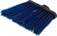 Carlisle 3686814 Duo-Sweep UnFlagged Angle Broom Head, 8", Blue