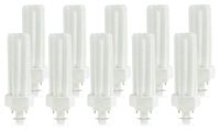 (10 Pack) PLT-26W 841, 4 Pin GX24q-3, 26 Watt Triple Tube, Compact Fluorescent Light Bulb