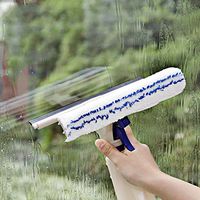 Multipurpose glass scraper press water spray home glass squeegees