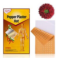 ifory 10 Pcs Capsaicin Patch Relief for Arthralgia, Back Pain, Stiff Shoulder, Muscular Pain (3.94"×7.09"), Porous Capsicum Plaster Capsicum Patches with Waterproof and Flexible
