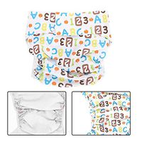 Adult Cloth Diapers for Incontinence Care-Reusable, Washable Breathable Adjustable with Side Leaks, Strong Water Absorption, Suitable for Elderly(Figure)