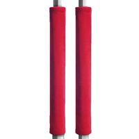 Refrigerator Door Handle Cover Kitchen Appliance Decor Handles Antiskid Protector Gloves for Fridge Oven Keep off Fingerprints,Liquid,Oil Stain,Food Spot,2 pieces (16"4", Red Plush)