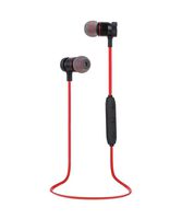 Bluetooth Headphones Wireless Headphones Sweatproof Stereo Sports Earbuds with Magnetic Attraction Earphones for Running Workout Gym Noise-Canceling with Built-in Mic Headset YYQ (Red)