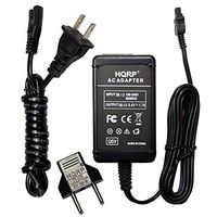 HQRP Replacement AC Adapter/Charger Compatible with Sony HandyCam HDR-CX300, HDR-CX350, HDR-CX350V, HDR-CX370, HDR-XR350, HDR-XR350V, DCR-SR48 Camcorder with USA Cord & Euro Plug Adapter