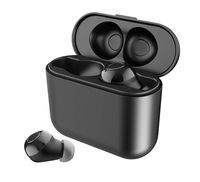 True Wireless Bluetooth Earbuds with Microphone，Bluetooth 5.0 Wireless Headphones 48hrs Play Time, in Ear Stereo Bass Wireless Bluetooth Earphones with Charging Case for Airpods (Black)