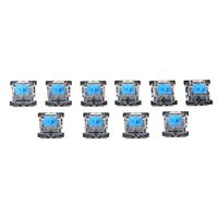 Forgun 10Pcs 3 Pin Mechanical Keyboard Switch Blue for Cherry MX Keyboard Tester Kit