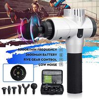 FANZHOU Muscle Massage Gun Hand Held Deep Tissue Muscle Massager Cordless Percussion Massager Deep Fascia Relaxation Vibration Muscle Therapy