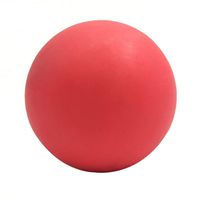 Yoga Ball63Mm TPE Lacrosse Ball Trigger Point Massage Ball Release Body Massage Yoga Ball Training Fascia Hockey Ball,Red