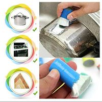 Sunywear 2pcs Stainless Steel Cleaner Brush Rust and Stain Remover for Kitchen Cookware and Metal Polisher Brushes