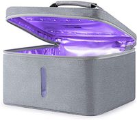 UV Cleaner for Cell Phone, UltravioletSanitizer Bag for Jewelry, Beauty Tools, 99% Cleaned in 5 Minutes