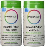 Rainbow Light Prenatal Petite Multivitamin 360 (2 Set of 180 Mini-Tablets each)