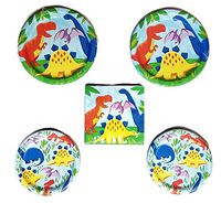 Dinosaur Friends Birthday Party Bundle 9" Plates (16) 7" Plates (16) Napkins (16)