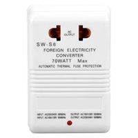 Voltage Converter - Power Plug Adapter 70W 110V/120V to 220V/240V Step-Up&Down Voltage Converter Transformer Travel Voltage Power Converter (CN standard plug）