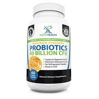 Probiotics 40 Billion CFU 60ct, Maximum Strength, Mikio Health- Clinical Grade, Shelf Stable, No Refrigeration Required, Non GMO, Gluten Free, Dairy & Soy Free.