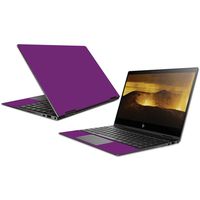 MightySkins Skin Compatible with HP Envy x360 Convertible 13" (2018) - Solid Purple | Protective, Durable, and Unique Vinyl Decal wrap Cover | Easy to Apply, Remove | Made in The USA
