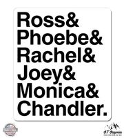 GT Graphics Friends Characters Best Show Ever - 12" Vinyl Sticker Waterproof Decal