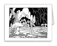 Fairies & Mushrooms Note Cards with Envelopes Set of 8