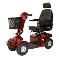 Shoprider - Sprinter XL4 - Heavy Duty Scooter - 4-Wheel - Burgundy