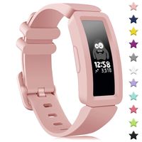 findway Compatible with Fitbit Ace 2 Bands for Kids 6+, Soft Silicone Bracelet Accessories Sport Strap Boys Girls Wristbands Compatible for Fitbit Inspire HR & Ace 2
