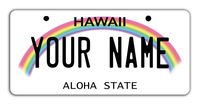 BleuReign Personalize Your Own Hawaii State Bicycle Bike Stroller Children's Toy Car 3"x6" License Plate Tag