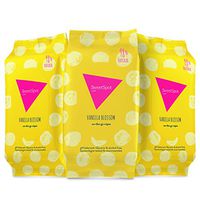 SweetSpot Labs Clean, Natural, pH Balanced, Biodegradable, Gentle, Flushable Feminine Wet Wipes, Vanilla Blossom (Pack of 3) | Gynecologist Tested & Recommended