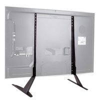 Toolsempire Universal Height Adjustable Tabletop TV Stand Base VESA Pedestal Mount for Plasma LCD LED for 37-65 inch TV Support VESA 800 x 400mm up to 110lbs