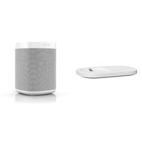 All-New Sonos One with Shelf. The Smart Speaker for Music Lovers with Amazon Alexa built-in for Wireless Music Streaming and Voice Control. (White)