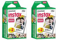 Fujifilm INSTAX Mini Instant Film Twin Pack (White)X2,Fujifilm INSTAX Mini Instant Film (Rainbow)X1,Value Pack