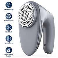 Bymore Fabric Shaver, Sweater Shaver for Clothes,2020 Upgraded Electric Lint Remover with 6-Leaf Blades (Efficient Work with Anti-Size 65mm Mesh& 2 Blades Extra)