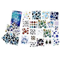 DIY Notebook Laptop Stickers Pack, Vsco Girl Kids Washi Sticker for Laptop Notebook Scrapbook Diary Album Luggage Water Bottle Stationery Scrapbooking Stamping Stickers, Pack of 60pc