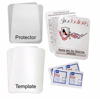Crystal Clear 3M Sole Protector for High Heels - Removable - Cut to Fit with Template Included (1)