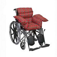 Mabis Standard Comfort Cushion w/ Six Ties, Plaid 513-7608-9910