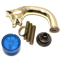 Nautical World Wolf Head Vintage Handle Victorian Style Brass Handle for Wooden Walking Stick, Affordable Gift Decorative Walking Cane Fashion Statement for Men/Women/Seniors/Grandparents! Item