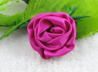 18pcs Polyester Rose Flower Appliques/Craft/Sewing 9 Colors-u Pick (Rose)