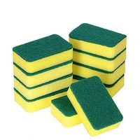 Boddenly Cleaning Heavy Duty Scrub Sponge by Scrub-it - Non-Scratch - Scrubbing Sponges Use for Kitchen, Bathroom & More - Eco Non-Scratch for Dish, Scrub Sponges - Kitchen Cleaning Sponges -14 Pack