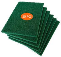 Scouring Pads - Heavy Duty Household Cleaning Scrubber with Non-Scratch Anti-Grease Technology - Reusable (10 PACK)
