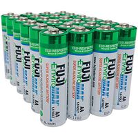 FUJI BATTERIES 4300BP24 EnviroMax AA Super Alkaline Batteries (24 Pack), New