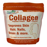 Wild Caught Marine Collagen Peptides Powder 10.3oz - Anti-Aging, Heal Gut & Joints - Unflavored Quick Dissolve, Sugar Free, Gluten Free, Non-GMO -Free Shipping by Healthy Life Creations