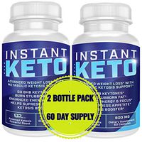Instant Keto - Advanced Weight Loss with Metabolic Ketosis Support - 800MG - 120 Pills - 60 Day Supply