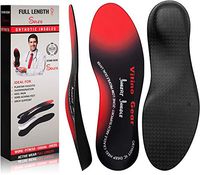 Orthotic Inserts with Arch Supports,Vitino Gear Full Length Cushioning Shoe Insoles-Alleviate Plantar Fasciitis,Flat Feet,Heel Spurs & Foot Pain,for Men and Women(Men's 10-10.5,Women's 12-12.5)