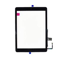 Aiiworld Touch Screen Digitizer Replacement with Home Button Adhesive for iPad 9.7 2018 iPad 6 6th A1893 A1954 (Black)