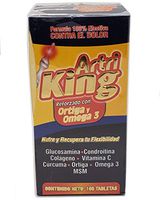 ArtriKing Ortiga y Omega 3 Suplemento Alimenticio 100 Tablets