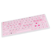 Anti Dust Silicone Skin Keypad Protector Decal for Lenovo 310S Laptop 14" Pink