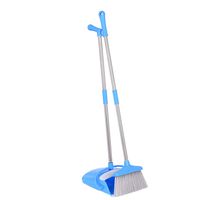 Ama-store Broom and Dustpan Set, Cleaning Set, Long Handled Dustpan Cleans Broom Combo - Upright Standing Lobby Broom and Dust Pan Brush w/Handle - Great Use for Home, Office, Kitchen