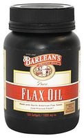 BARLEANS Flax Oil 1000 MG, 100 CT