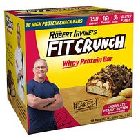FITCRUNCH Snack Size Protein Bars | Designed by Robert Irvine | World’s Only 6-Layer Baked Bar | Just 3g of Sugar & Soft Cake Core (18 Count)